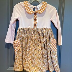 Swoon Baby Fall Dress size 4t Long sleeved